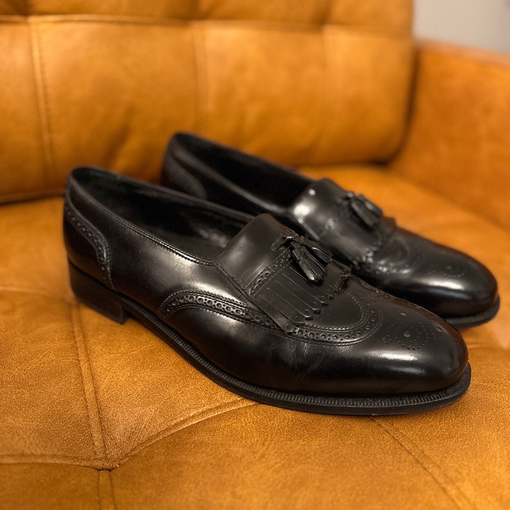 Florsheim Classic Black Leather Loafers